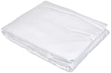 Amazon Basics Spannbetttuch, Mikrofaser, strahlend weiß, 140 x 200 x 30