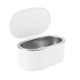 HelloCreate Ultraschall-Reiniger, 18 W, 500 ml, 3 Minuten, schnelle Reinigung, Schmuckreiniger, tragbare Reinigungsmaschine für Sonnenbrille, Armband, Make-up
