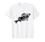 Barschsilhouette Barschangler Flussbarschmotiv Egli Angler T-S