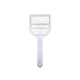 Haoooanmsc Katzenklo Schaufel, Cat-Wurf-Scoop, leicht, hält Wurf-Box ordentlich und geruchlos, Haustierreinigungsmaterial, Poop-Schaufel, kategorie Katzenträger (Color : White)