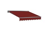 Markisen-Stoffe Zeltstoffe Sonnenschutz Markisentuch Markisenbespannung Ersatzstoffe Diverse Farben inkl. Volant fertig genäht (4x3m, SPD003)