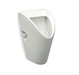 VBChome Urinal Zulauf Hinten Weiß Keramik Modern Spülrand Geschlossen Urinalsieb Pissoir ROCA CHIC