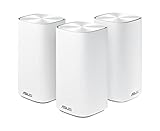 Asus Ai Mesh System ZenWiFi AC Mini CD6 Weiß (1er Pack, AC1500 WiFi 5, 3x Gigabit LAN, App Steuerung, unterbrechungsfreies Roaming, AiProtection)