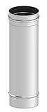 Schornstein - Längenelement EW einwandig 500mm Länge und 130mm Durchmesser, 0,6mm Wandstärke, E