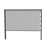 YUDEYU schattennetz Sonnenschutznetz in Stabform tragen Überdachung Balkon Hof Sonnenschutz Isoliernetz Verschlüsselter Stoff draussen Heim Markise Sonnenschutz Balkon (Color : Gray, Size : 2x3m)
