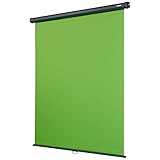 celexon Rollo Chroma Key Green-Screen zur Deckenmontage 200 x 190 cm - professionelle Studiokulisse/Hintergrund für Video-Übertragung, Webcam-Meeting
