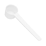 YARNOW 10Pcs Kunststoff Esslöffel Kaffee Scoop Messlöffel Mini Küche Löffel für Milchpulver Obst Pulver Trockenen Waren Gewürze Popcorn Mehl- 5G