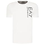 Emporio Armani Herren-T-Shirt, kurzärmelig, Rundhalsausschnitt, EA7 3KPT10 PJ7RZ, weiß, M