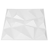 YYDMBH 3D-Wandpaneele 30x30cm 3D Wandaufkleber Gips Schneiden Geometrische Diamant Geschnitzte Panel Tapete Home Küche Fernseher Kulisse Schlafzimmerdek