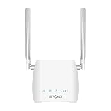 STRONG 4G LTE WLAN Router 300M(LTE bis 150 Mbit/S, 2.4 GHz WiFi @ 300 Mbit/S, 802.11b/g/N, LAN Port, SIM Adapter) Weiß, Small, 4GROUTER300M