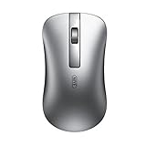 Surgewavelv Drahtlose Maus Aluminiumlegierung Maus Wiederaufladbare Stummschaltung Drahtlos Dual Mode Mechanischer Fretting Smart Chip - Silber 58X110M