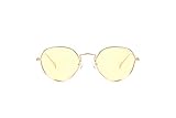 Gunnar Gaming- und Computerbrille | Model: Infinite, Rahmen: Gold, Linse: Amber | Anti-Blaulicht-Brille | Patentierte Linse, 65% Blaulicht- & 100% UV-L