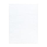 Meyb Rund Teppiche Hochflor Shaggy Wohnzimmer Weichem Glanz Garn Einfarbig 9 Farben, Farbe:Weiss, Grösse:120 cm R