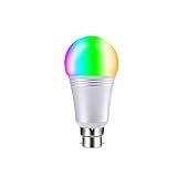 Neue intelligente Glühbirne ，2,4 GHz WiFi Multicolor Dimmbare Glühbirnen ，Äquivalent 70W ，E27/ E14 / B22 ，9W 700 Lumen ，Kein Hub erforderlich (2700-6500K) Glühb