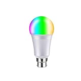 Neue intelligente Glühbirne ，2,4 GHz WiFi Multicolor Dimmbare Glühbirnen ，Äquivalent 70W ，E27/ E14 / B22 ，9W 700 Lumen ，Kein Hub erforderlich (2700-6500K) Glühb