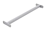 TRIBECCO® Reckstange Turnstange Gymnastikstange Metallstange (90 cm, Grau)