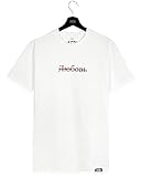 SAEBIS (No Love Damen Oversized T-Shirt - 100% Baumwolle - schwarz/weiß (weiß, XXL)