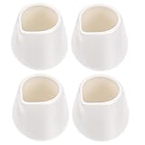 DOITOOL 4 PCS Porzellan Sauciere Soßenkanne Servierkanne Milchkännchen Sossenschüssel Dip Schalen Saucenschalen Serviergeschirr für Küche Restaurant Salat Steak Bratensoße Weiß