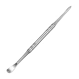 SouiWuzi Cuticle Pusher Dual Head Edelstahl Nagelhautschäler Nagel Maniküre Pediküre Werkzeug Stil1 Für Schö
