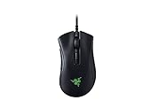 Razer DeathAdder V2 Mini-Gaming-Maus: Optischer Sensor mit 8500 K DPI, 62 g leichtes Design, Chroma-RGB-Beleuchtung, 6 programmierbare Tasten, rutschfestes Griffband, Klassisches Schw