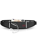 FRIESPAC Laufgürtel für Handy - wasserabweisender Sportgürtel - Lauftasche - Fitnessgürtel - Running Belt - Hüfttasche für Jogging - passend für alle Handy