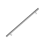 EINFEBEN Edelstahl Handlauf Geländer Treppengeländer Wandhandlauf Wand Treppe für Innen & Außen inkl. Wandhalterung und Endkappen, 110