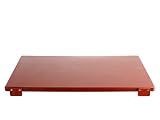 Bisetti Schneidebrett aus Polyethylen mit Schlägeln, braun, 60 x 40 x 2 H, Polyethy