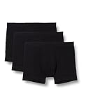 Schiesser Herren Shorts 3er Pack Organic Cotton weicher Bund - 95/5 Essentials, schwarz, M