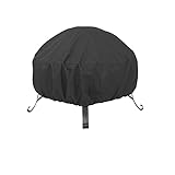 ZZYZN Grill Abdeckhaube Gasgrill Grillabdeckung Regendicht BBQ Abdeckung Cover Schutzhülle Haube Staubdicht Grill Abdeckplane Runde Feuerstellenabdeckung (85 * 40cm)
