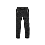 Liangsujian mck Jeans für Herren, Übergröße, 4XL, Jogginghose für Herren, Fitness, Freizeit, Training, Skinny Sweatpants für Bodybuilding, Sport, Herrenhose (Farbe: Schwarz, Größe: XL)