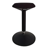 Büromöbel Online | Ergonomischer Hocker 56-81 cm höhenverstellbar 136 kg belastbar | Stehhilfe, Stehhocker, Stehsitz | T
