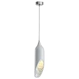NAMFSR Postmoderne minimalistische Kronleuchter Resin Island Lights Nordic Personality Pendelleuchte Single Head Droplight E27 Lichtquelle Pendelleuchte Indoor Pendelleuchte (H11.82in)