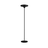 UWY LED Stehleuchte, modernes Stehlicht, ideal für Party Wohnzimmer Schlafzimmer Uplighter (Farbe: Schwarz), Lampe Dimmbare Pole Light Touch Control für Z