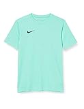Nike Unisex-Child Park Vii Jersey Ss T-Shirt, Hyper Turq/(Black), 7-8 J