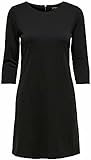 ONLY NOS Damen Kleid Onlbrilliant 3/4 Dress Jrs Noos, Schwarz (Black), 38 (Herstellergröße: M)
