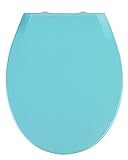 WENKO Premium WC-Sitz Kos Blau, Toilettensitz mit Absenkautomatik, 0 x 44 x 37