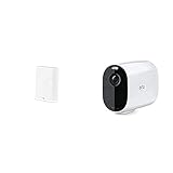 Arlo Smart Hub und Essential XL Spotlight Überwachungskamera Bundle - weiß