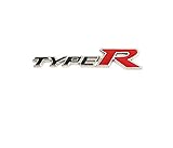 NOIFATY Schriftzug Logo 3D Metall Auto Frontgitter Auto Emblem Abzeichen Aufkleber Kompatibel mit Honda Typ R Racing Typ S Sport Logo Civic Accord CRV HRV City CRIDER. (Color Name : 1)