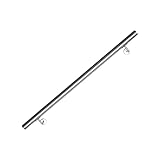 EINFEBEN Edelstahl Handlauf Geländer Treppengeländer Wandhandlauf Wand Treppe für Innen & Außen inkl. Wandhalterung und Endkappen, 100