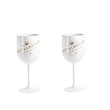 2X Moet & Chandon Ice Imperial Champagner-Glas aus Acryl Champagner Gläser-Set in weiß Weinglas Sektg