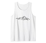 Nature Lover Hiker Mountain Bouldering Climber Sketch Zitat Tank Top