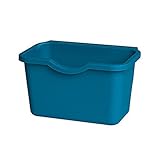 WUBZSHI Abfalleimer Kreativer hängender Desktop Mülleimer Müll Can Home Office Storage Rack Küchenschrank Aufbewahrungsbox Debris Mülleimer Lagerung (Color : Blue)