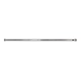 ABUS Fenster-Panzerriegel FPR217 sichtbarer Schutz gegen Einbrüche | stabiler Edelstahl-Riegel | 225 cm lang | abschließbar | AL0125 | silber | 77211