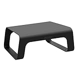 SAMDI Monitor-Ständer, Computer-Erhöhung, Laptop-Schreibtischständer, Laptop-Riser-Halter, Aluminium, kompatibel mit MackBook, Computer, Desktop, Laptop-Ständer (schwarz)