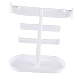 Colcolo Ohrringehalter für Danles Ohrringe Organizer Ohrstecker für Frauen - Weiß