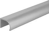 Gedotec Griffleiste Aluminium Möbelgriff Küche Profilleiste | BASIC | Türgriff mit Länge: 1 Meter | Schranktür-Griff silber eloxiert | MADE IN GERMANY | 1 Stück - Schubladengriff zum Schraub