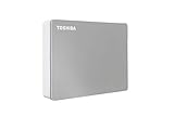 Toshiba Canvio Flex HDTX140XSCCA Externe Festplatte, 4 TB, USB 3.0, silberfarb