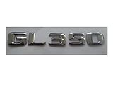 LYDPT Auto Brief Embleme Chrom 3D abs. Plastikwagen-Kofferraum-Hinterbuchstaben Wörter Abzeichen Emblem Aufkleber Aufkleber for Mercedes Benz Gleis Klasse GL350. (Size : GL350)