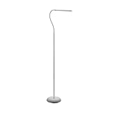 EGLO LED Stehlampe Laroa, Standampe mit Touch, dimmbar in Stufen, Stehleuchte aus Kunststoff in Weiß, Standleuchte, LED Bürolampe neutralweiß