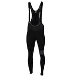Airtracks Thermo Fahrradhose Lang Trägerhose Pro Team II - S - schwarz-g
